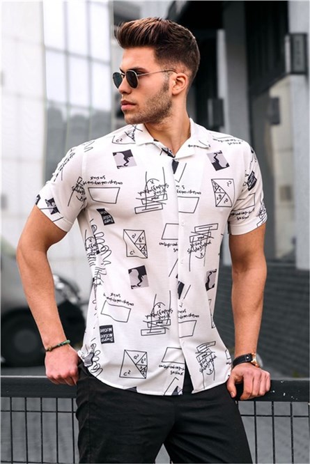 Camisa Masculina 5529 - Branca #327789