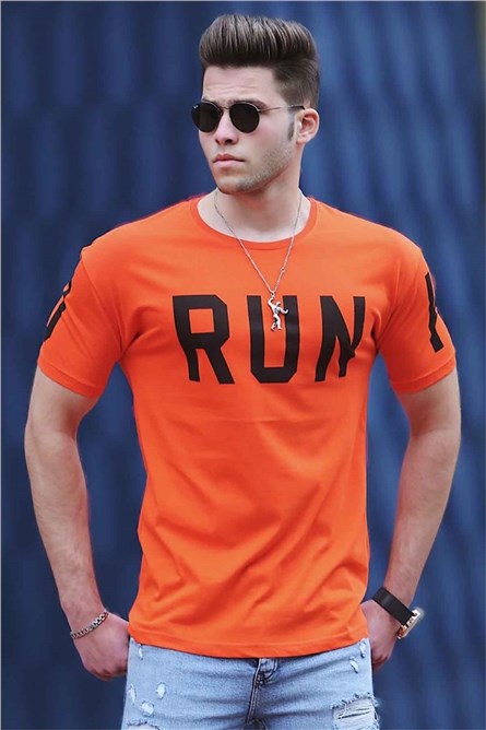 Camiseta Masculina 3035 - Laranja 285891
