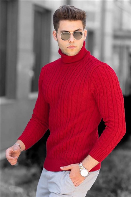Suéter Masculino 4654 - Vermelho 288717