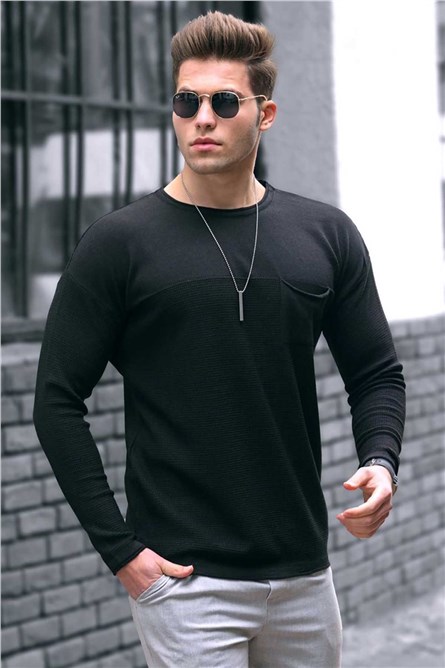 Suéter Masculino 4912 - Preto 290416