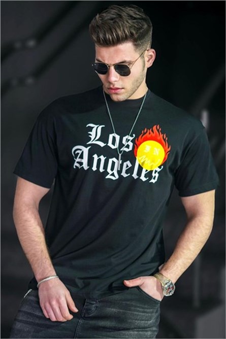 Camiseta Masculina 4991- Preta 293216