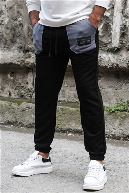 Calça Esportiva Masculina 4844 - Preta #302615