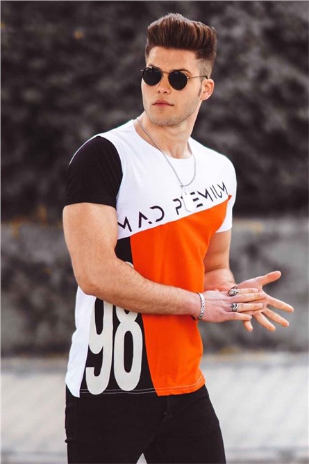 Camiseta Masculina 3029 - Laranja 285895