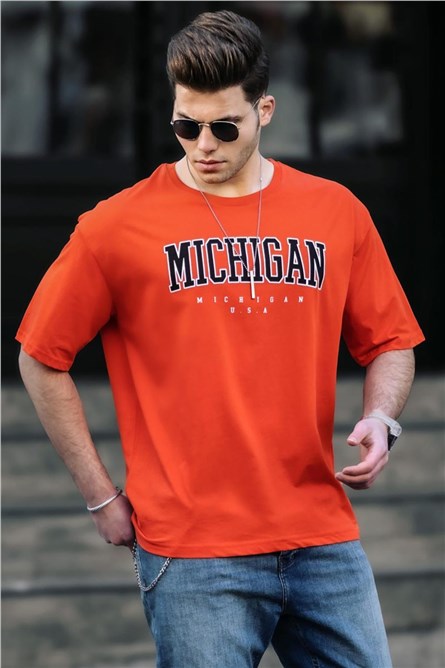 Camiseta Masculina 4957 - Laranja 290693