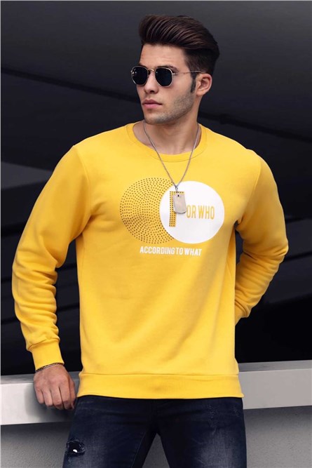 Moletom masculino 4756 - Amarelo 289812