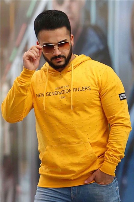 Moletom masculino 4125 - Amarelo 286248