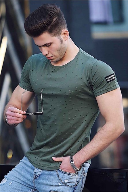 Camiseta Masculina 2883 - Cáqui 285252