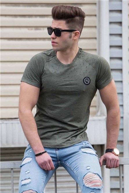 Camiseta Masculina 4058 - Cáqui286020