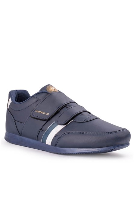 Sapatos masculinos de couro MARWELLS - Azul escuro 20210835571