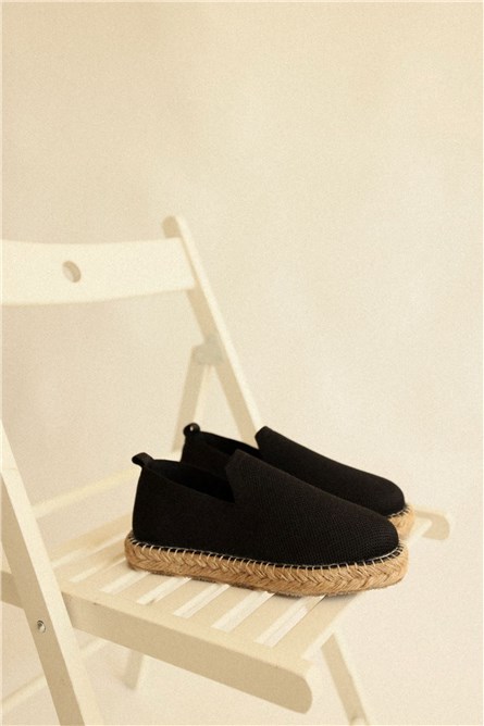 Textile Men's Shoes CH305 - Black #402017