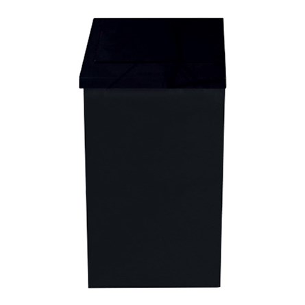 MaxiFlow hulladékgyűjtő forgatható fedéllel 7 L - fekete #343692