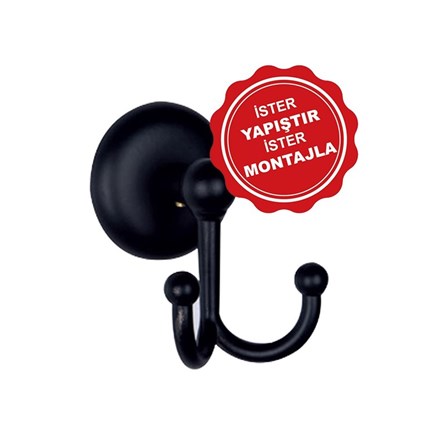 MaxiFlow akasztó - fekete #343770