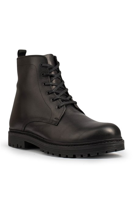 Botas masculinas em couro genuíno - Pretas 2021083460