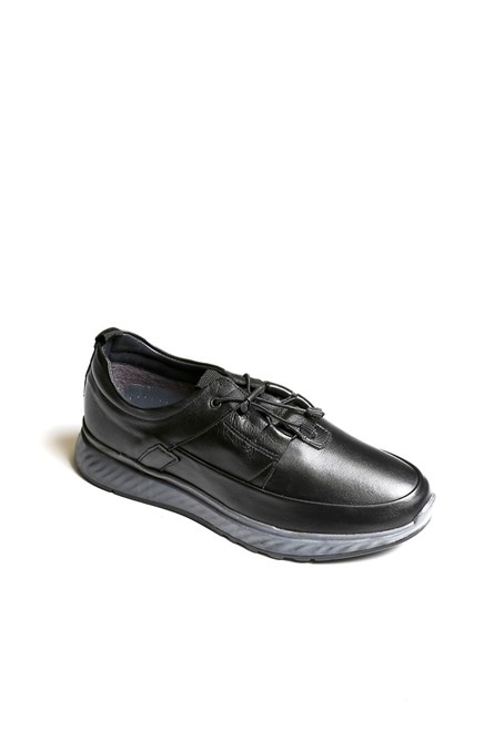 Sapatos masculinos de couro - Preto 20210834586