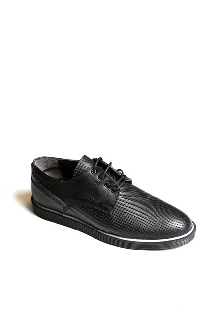 Sapatos masculinos de couro - Preto 20210834577
