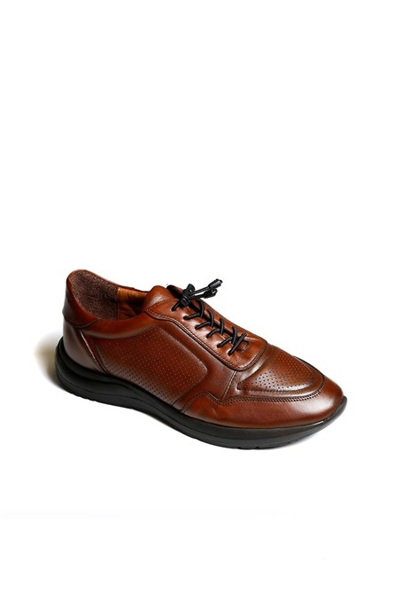 Sapatos masculinos de couro - Marrom 20210834581