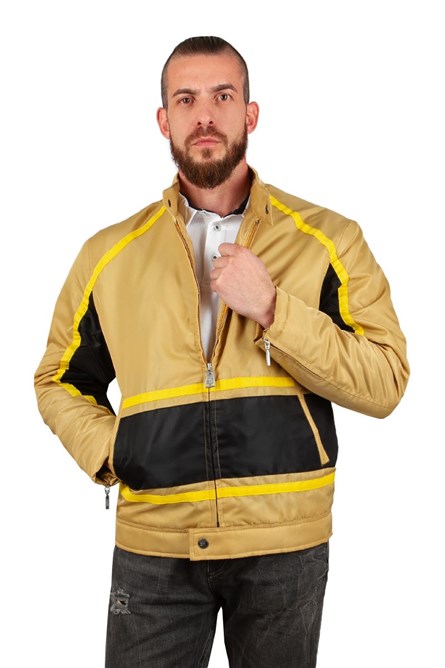 Muška jakna - Crna sa senfom 7845377