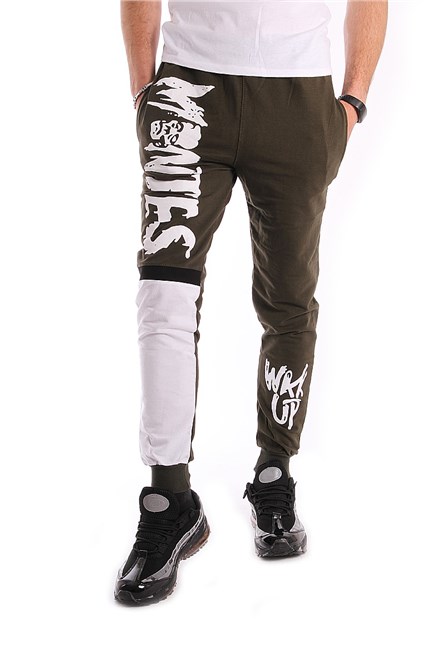 Madmext Jogger masculino  - cáqui #810944679