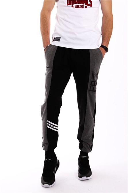 Madmext Jogger masculino  - preto, cinza #81094496