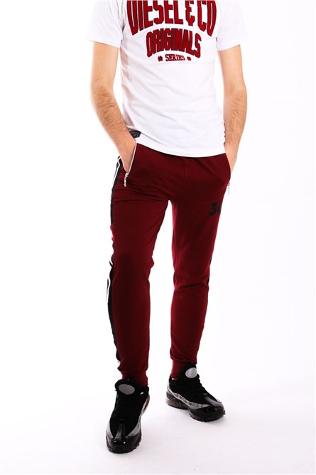 Madmext Jogger masculino  - Borgonha #81094501
