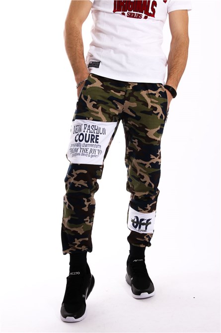 Madmext  Jogger masculino - cáqui #81094512