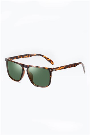 Óculos de sol GPC POLO POLARIZADOS - Verde Escuro-Leopardo #A627