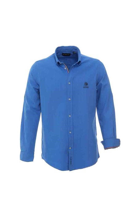 Camisa Polo New World Masculina - Azul #23510832