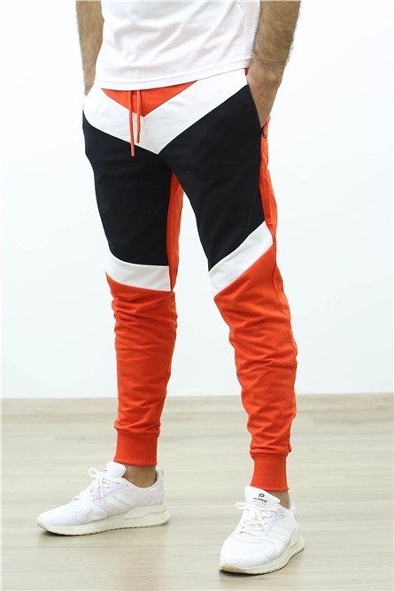 Madmext Jogger masculino - Laranja #285868