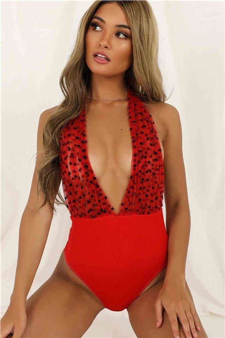 Body erótico - Vermelho #310349