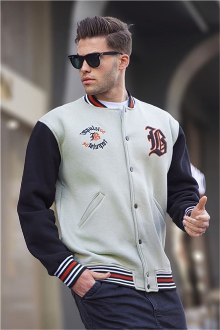 Męska kurtka 6036 - miętowa #362292