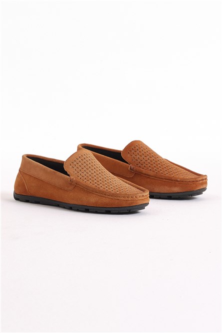 Mocassins Masculinos De Camurça - Taba #399928
