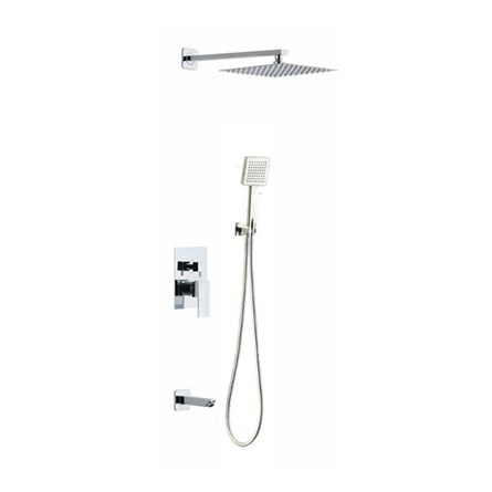 Set de duș încorporat Newarc Aqua - crom #355468