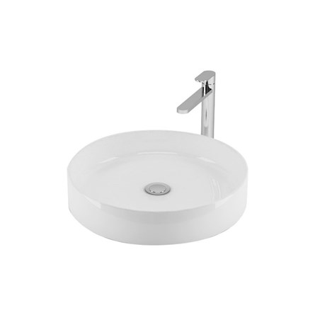 Umywalka nablatowa Newarc Mittes 44cm - biała #344406