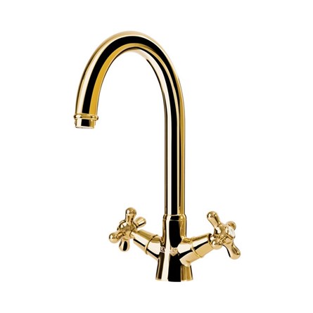 Newarc Nostalgic Кухненски смесител - Златист #336880 