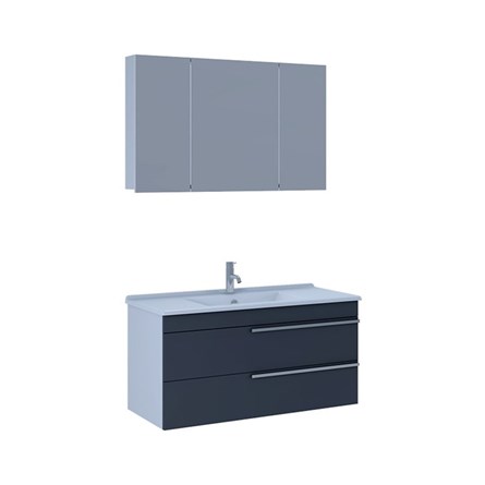 NPlus Dokker fürdőszobai szekrény 100 cm - antracit #336023