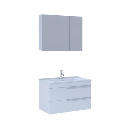 NPlus Dokker fürdőszobai szett 75 cm - fehér #336024