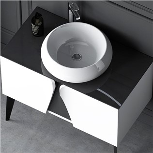 Nplus Tucson donji ormarić za kupaonicu 80 cm - bijeli #340801