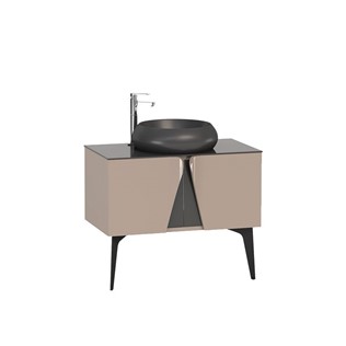 Nplus Tucson Szafka Łazienkowa Dolna 80cm - Karmel #340804