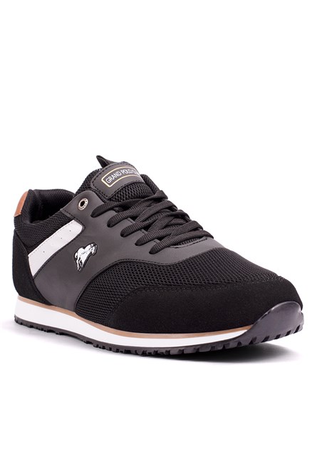 GPC POLO Sapatos casuais masculinos - Preto 20240116016 Sapatos casuais masculinos GPC POLO - Preto 
