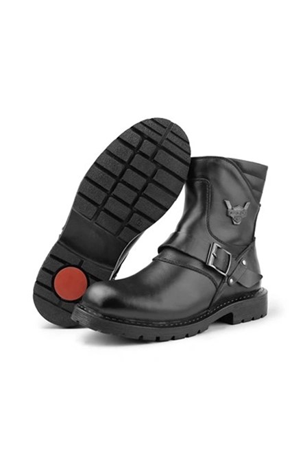 Botas masculinas de couro genuíno Ducavelli - pretas #363751