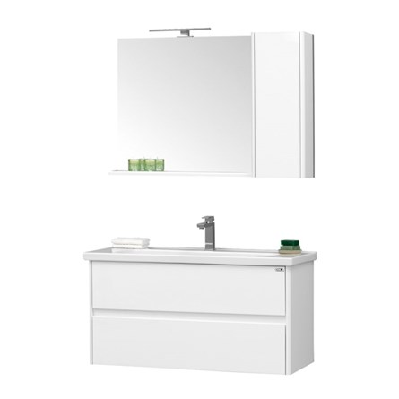 Orka Düden Koupelnová skříňka 100 cm - Bílá #336628