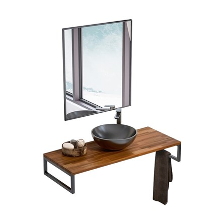 Orka Kestel Blat pod umywalkę 120 cm - Dąb #337878