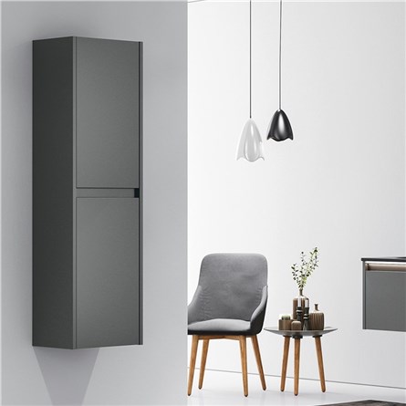 Orka Lizbona Wolnodomykająca Szafa 40cm - Antracyt #339299