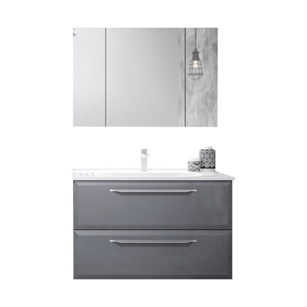 Set Bagno Orka Nuvola 100cm - Grigio #337895