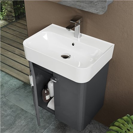 Dulap de baie Orka Orbit 50 cm - Antracit #341624