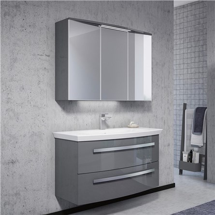 Szafka łazienkowa Orka Urla 110 cm - Szara #341629