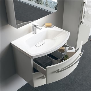 Mobiletto da bagno Orka Urla 70cm - Bianco #341635