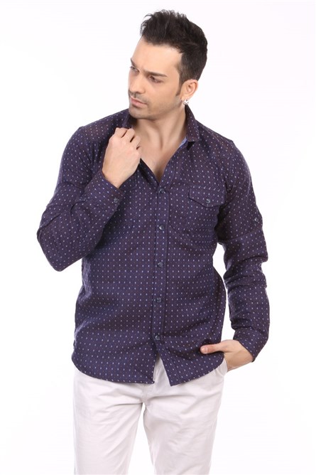 Camisa masculina Centone - Roxa #71385 V2