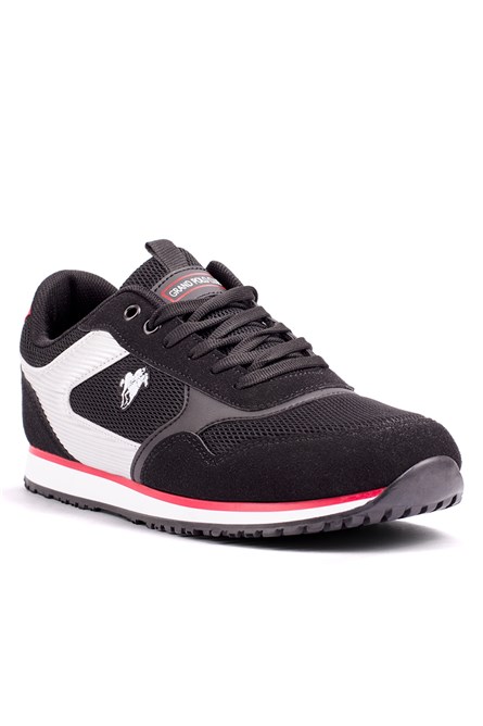 Sapatos casuais masculinos GPC POLO - Preto 20240116012