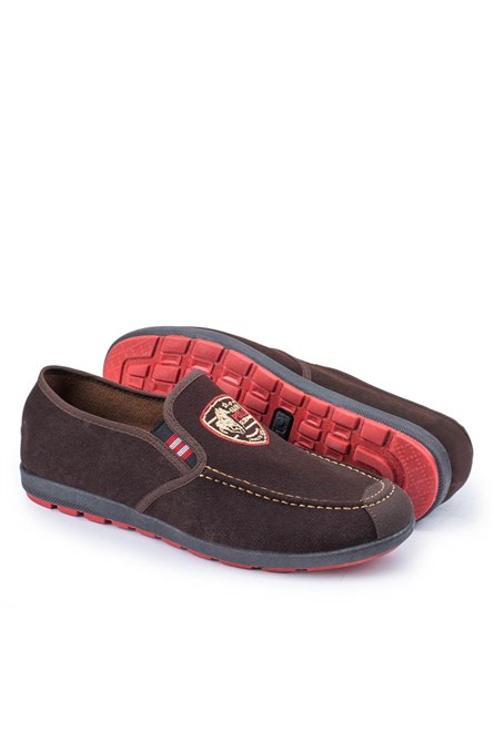 Sapatos casuais masculinos GPC POLO - Marrom 20230321089